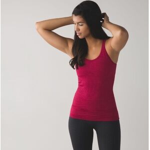 Lululemon Ebb To Street Tank Heathered Bumble Berry Size 6